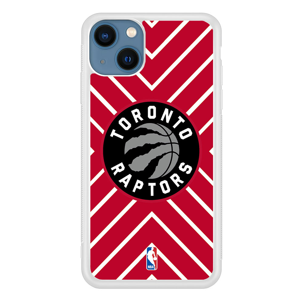 Toronto Raptors Red Shapes iPhone 13 Case