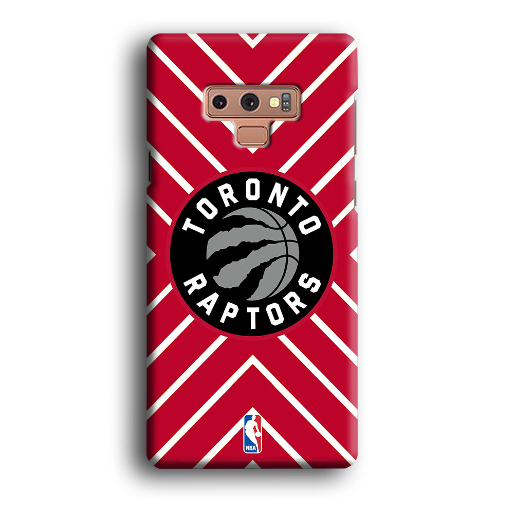 Toronto Raptors Red Shapes Samsung Galaxy Note 9 Case