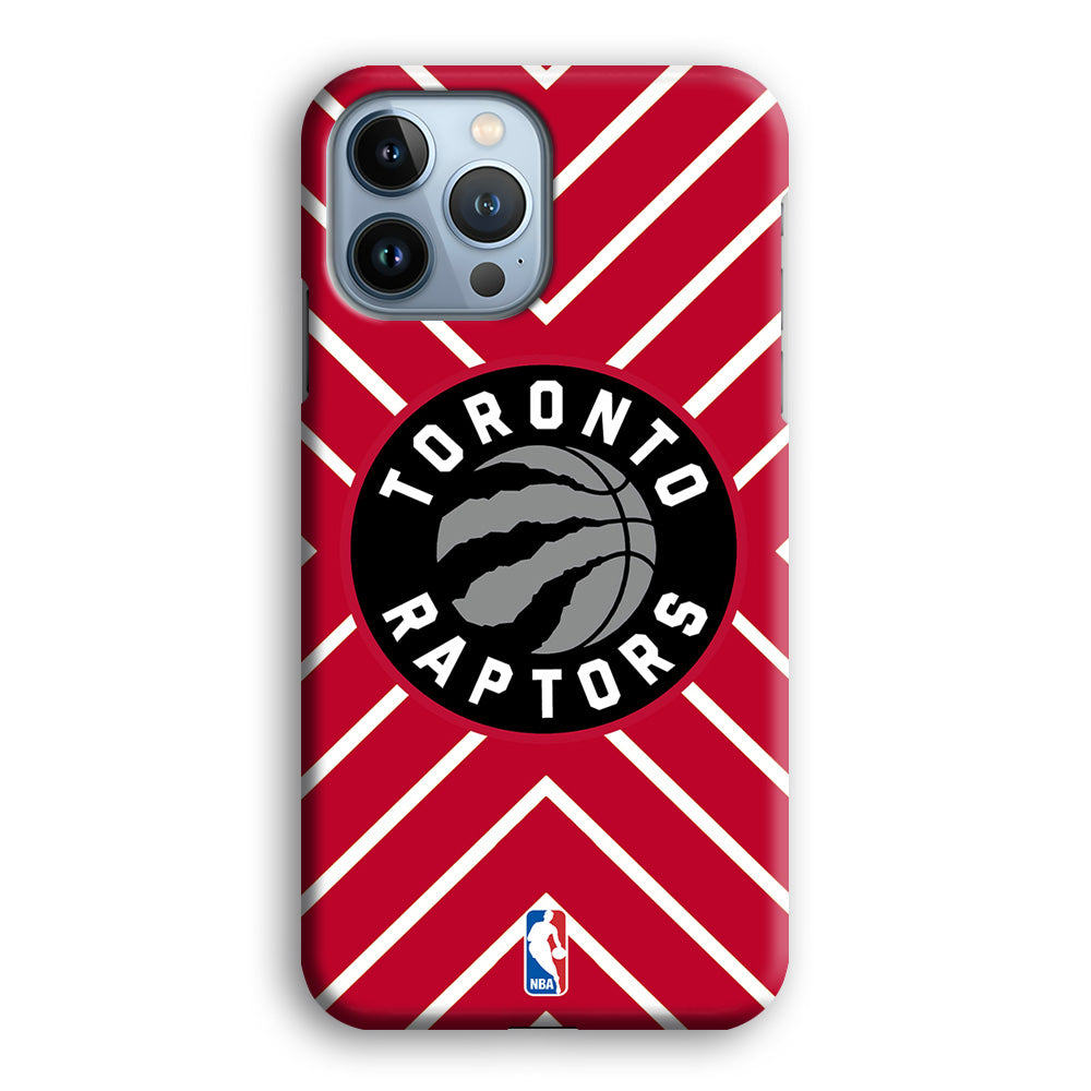 Toronto Raptors Red Shapes iPhone 13 Pro Case