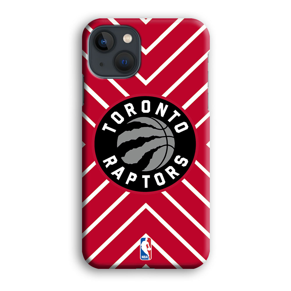 Toronto Raptors Red Shapes iPhone 13 Case
