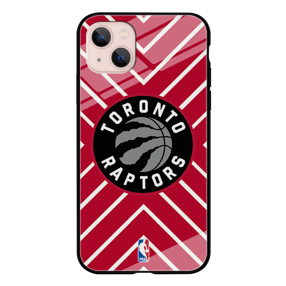 Toronto Raptors Red Shapes iPhone 13 Case