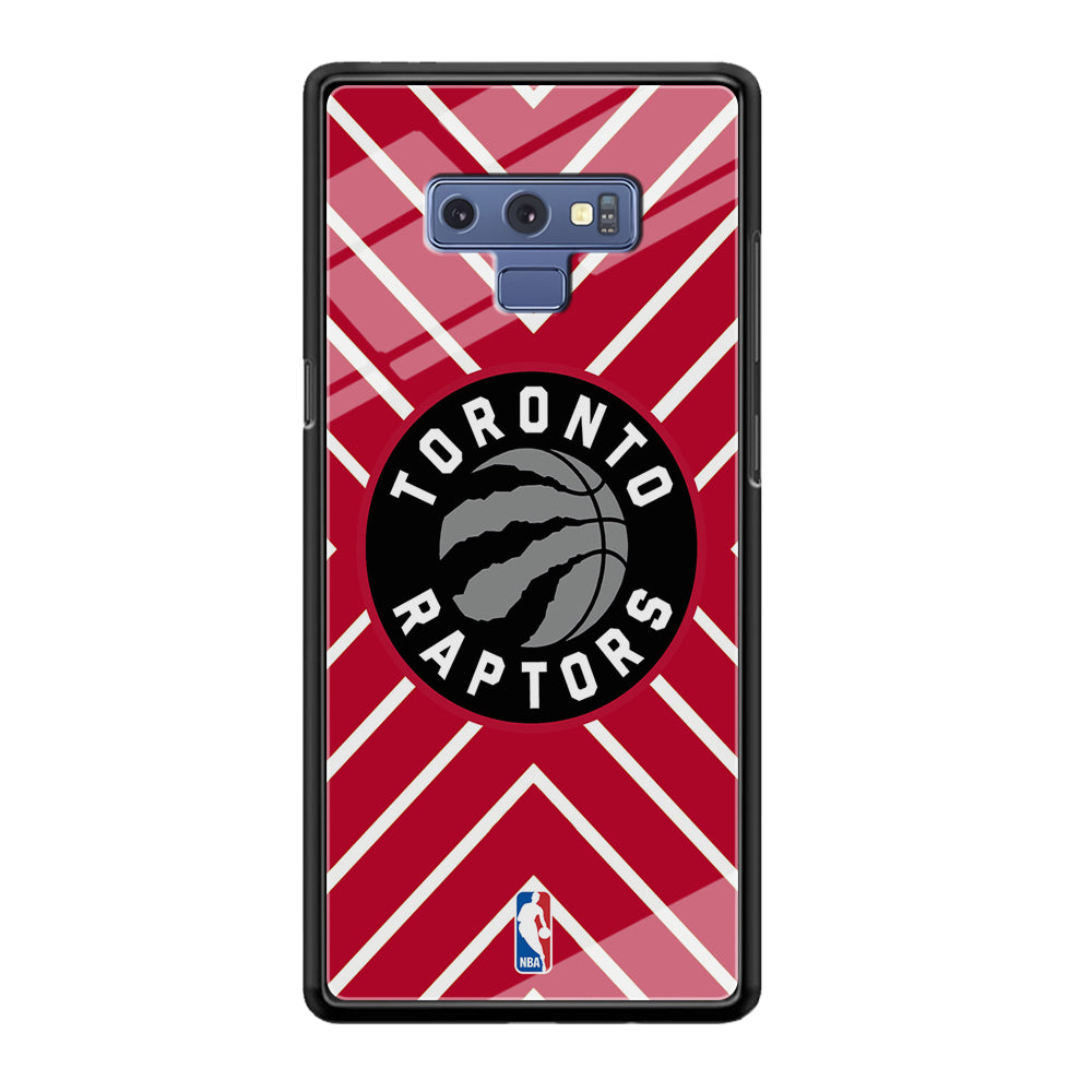 Toronto Raptors Red Shapes Samsung Galaxy Note 9 Case