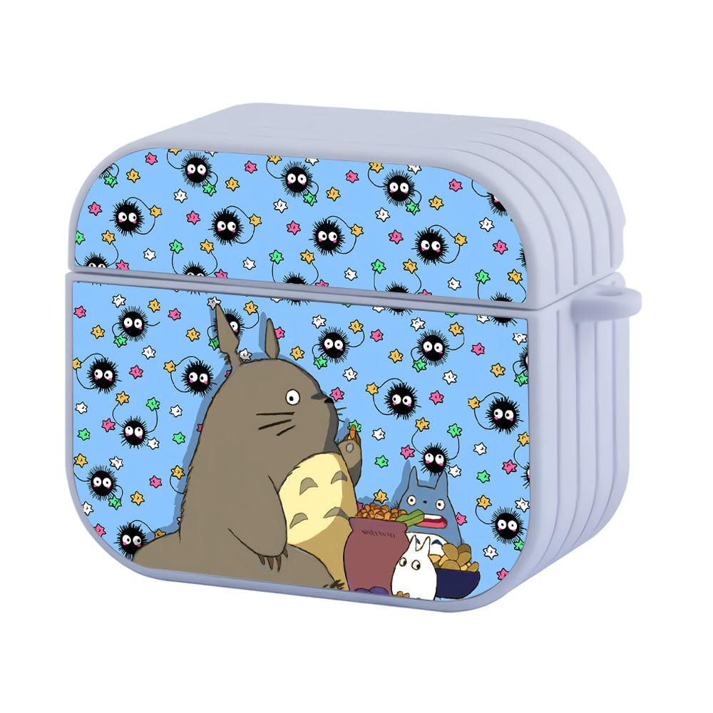 Totoro Enjoy a Snack Together Apple Airpods 4 Case White