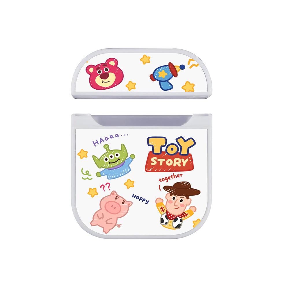 Toy Story Together be Happy Apple Airpods Case White