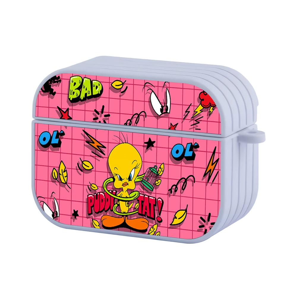 Tweety Bad Vibes Apple Airpods Pro 3 Case White