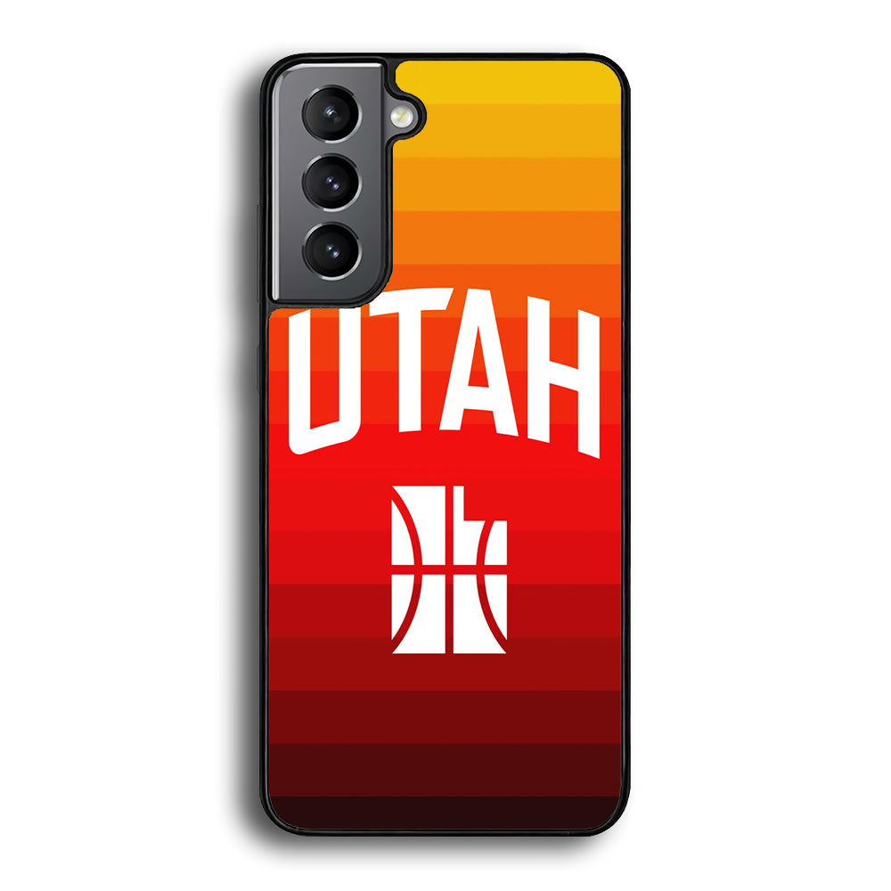 Utah Jazz Colour Gradation Samsung Galaxy S21 Plus Case - Carneyforia