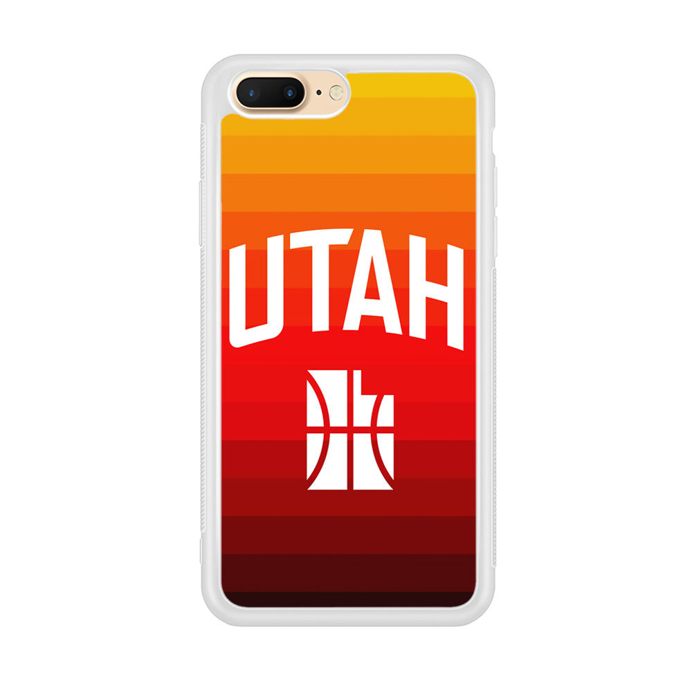 Utah Jazz Colour Gradation iPhone 8 Plus Case