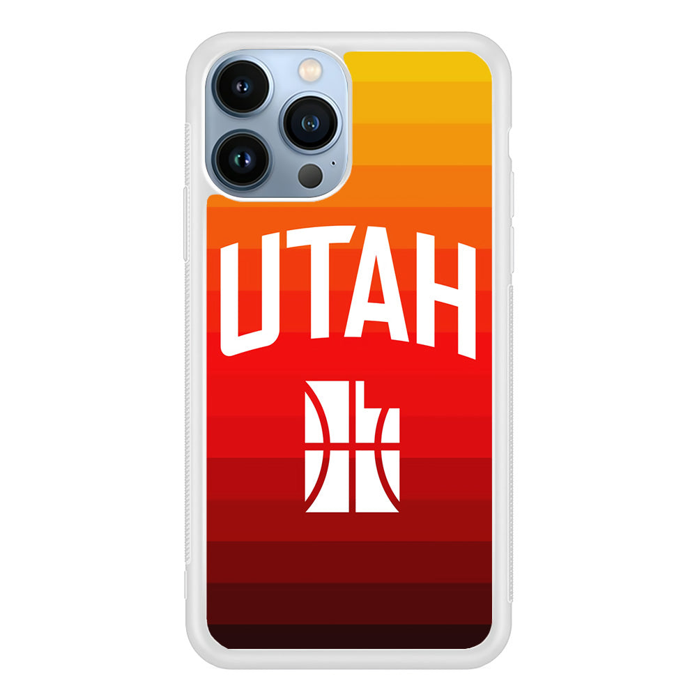 Utah Jazz Colour Gradation iPhone 13 Pro Case