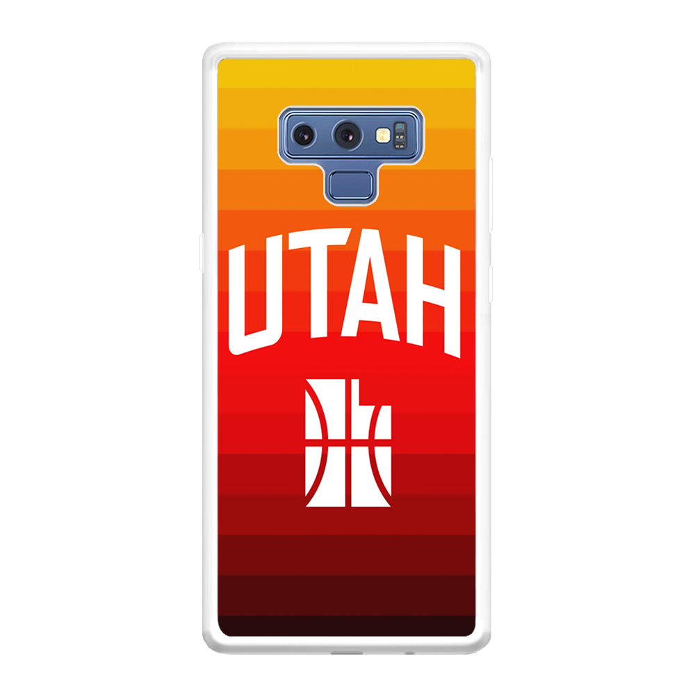 Utah Jazz Colour Gradation Samsung Galaxy Note 9 Case