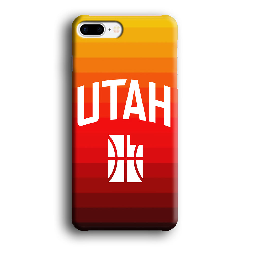 Utah Jazz Colour Gradation iPhone 8 Plus Case