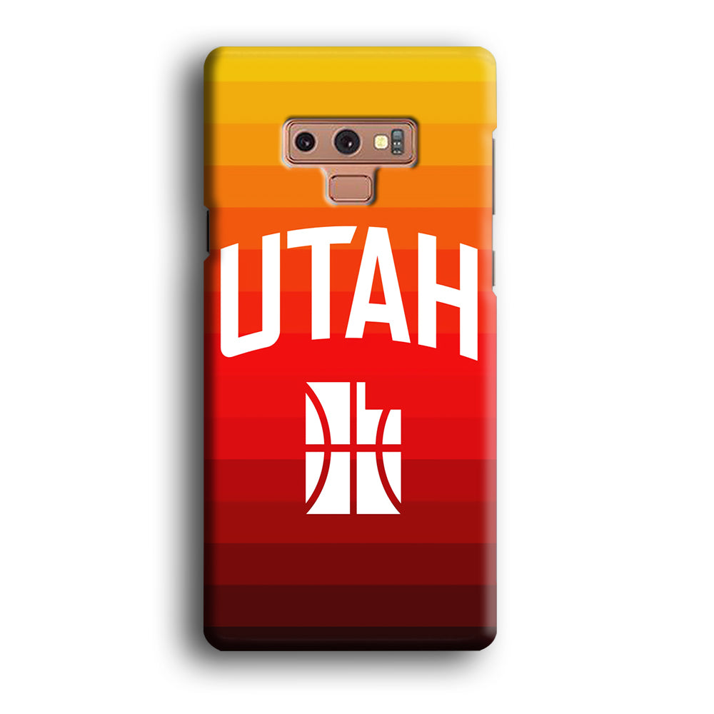Utah Jazz Colour Gradation Samsung Galaxy Note 9 Case
