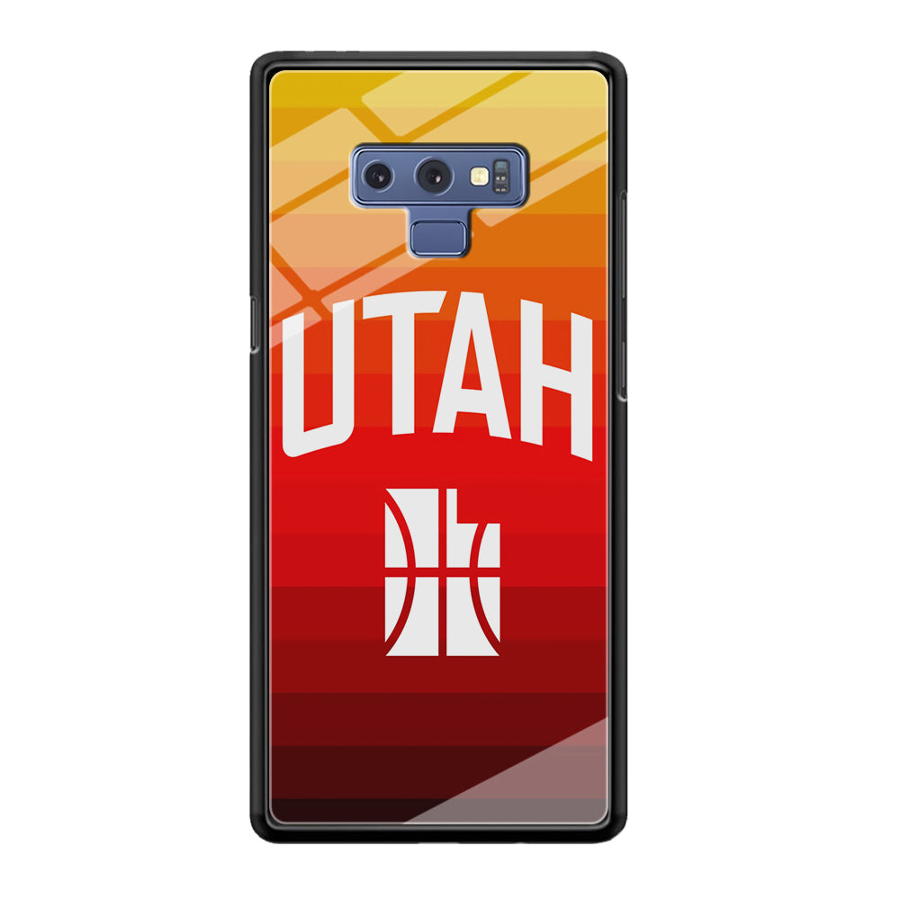 Utah Jazz Colour Gradation Samsung Galaxy Note 9 Case