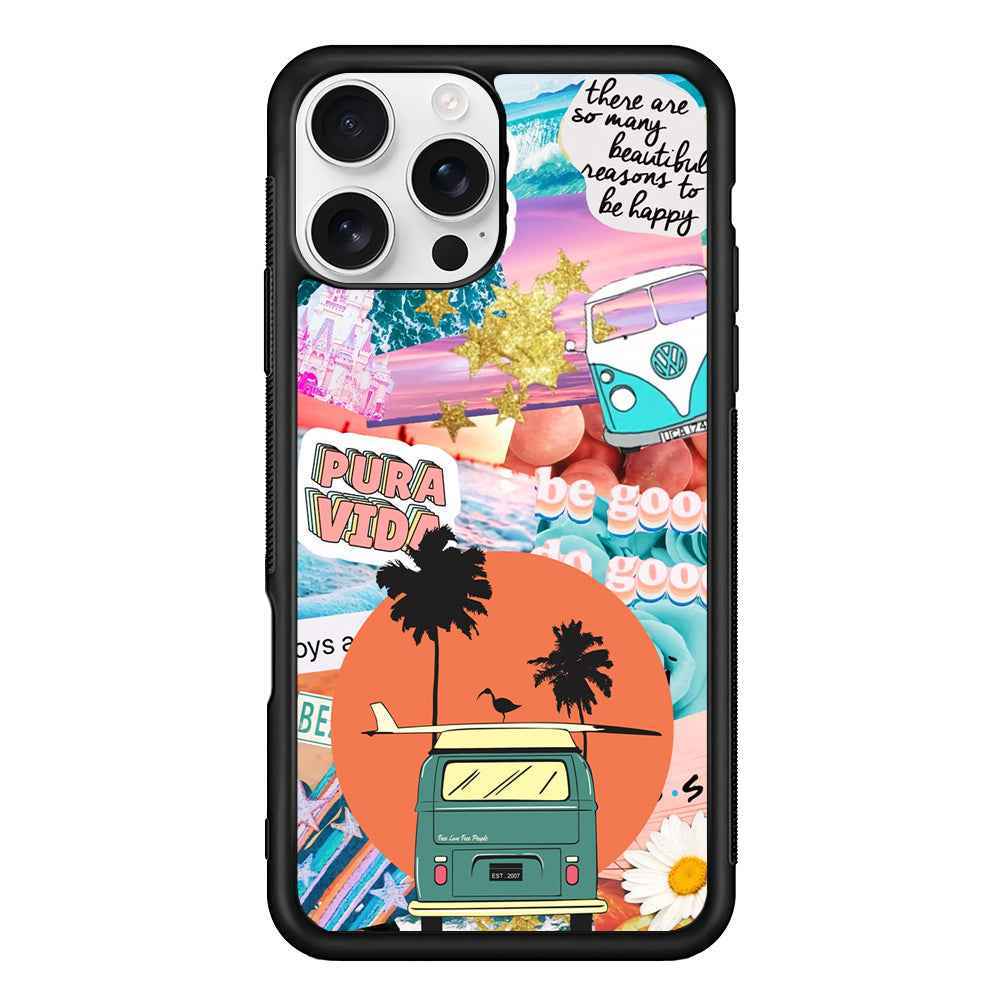 Vacation to The Beach iPhone 16 Pro Case