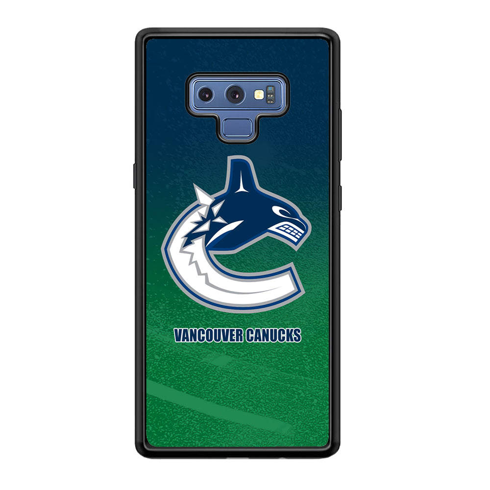 Vancouver Canucks Blue Green Gradation Samsung Galaxy Note 9 Case
