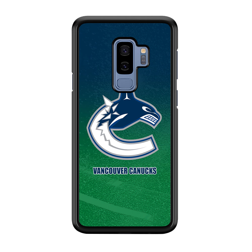 Vancouver Canucks Blue Green Gradation Samsung Galaxy S9 Plus Case