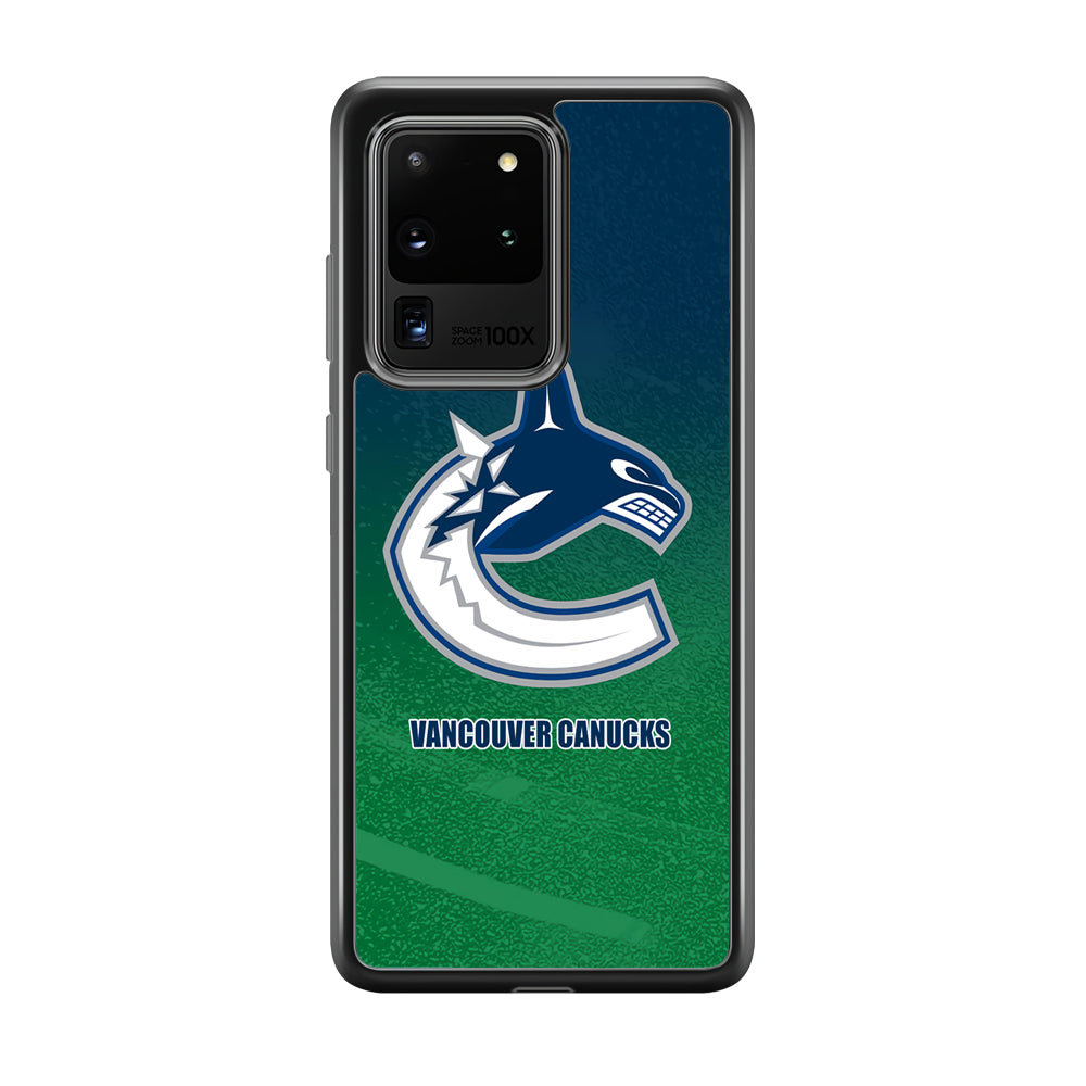 Vancouver Canucks Blue Green Gradation Samsung Galaxy S20 Ultra Case