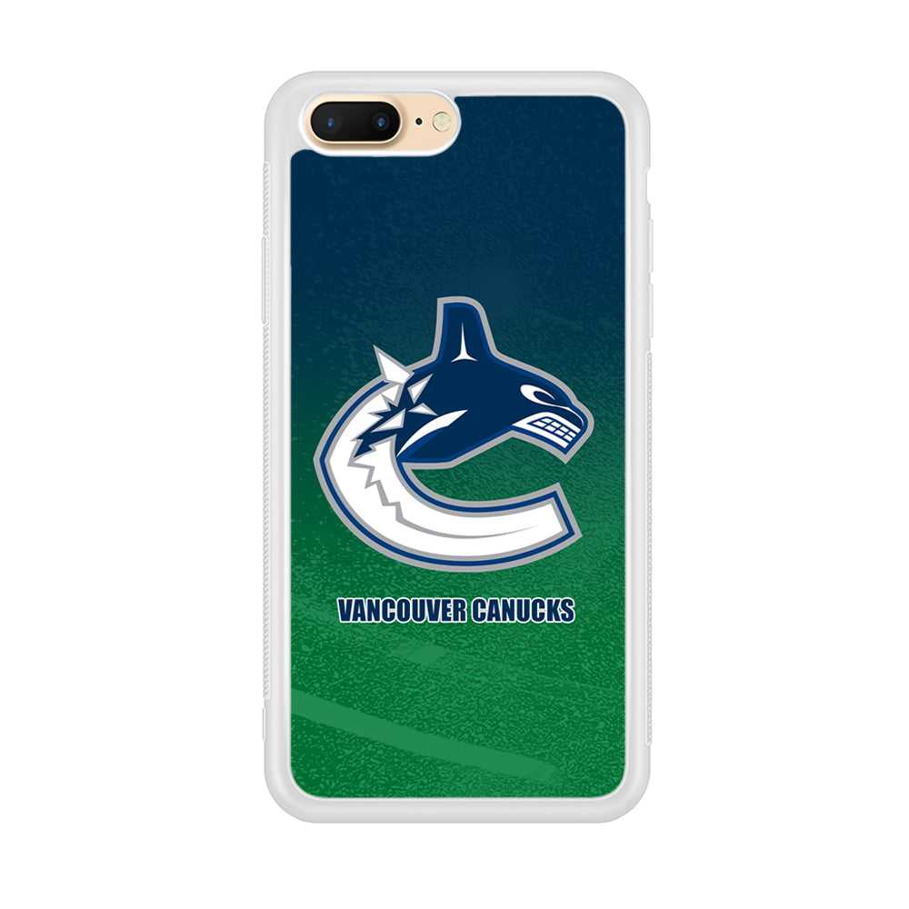 Vancouver Canucks Blue Green Gradation iPhone 8 Plus Case