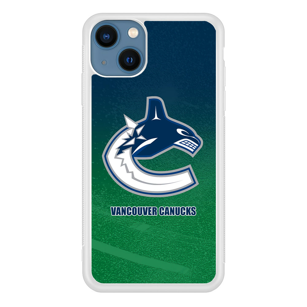 Vancouver Canucks Blue Green Gradation iPhone 13 Case