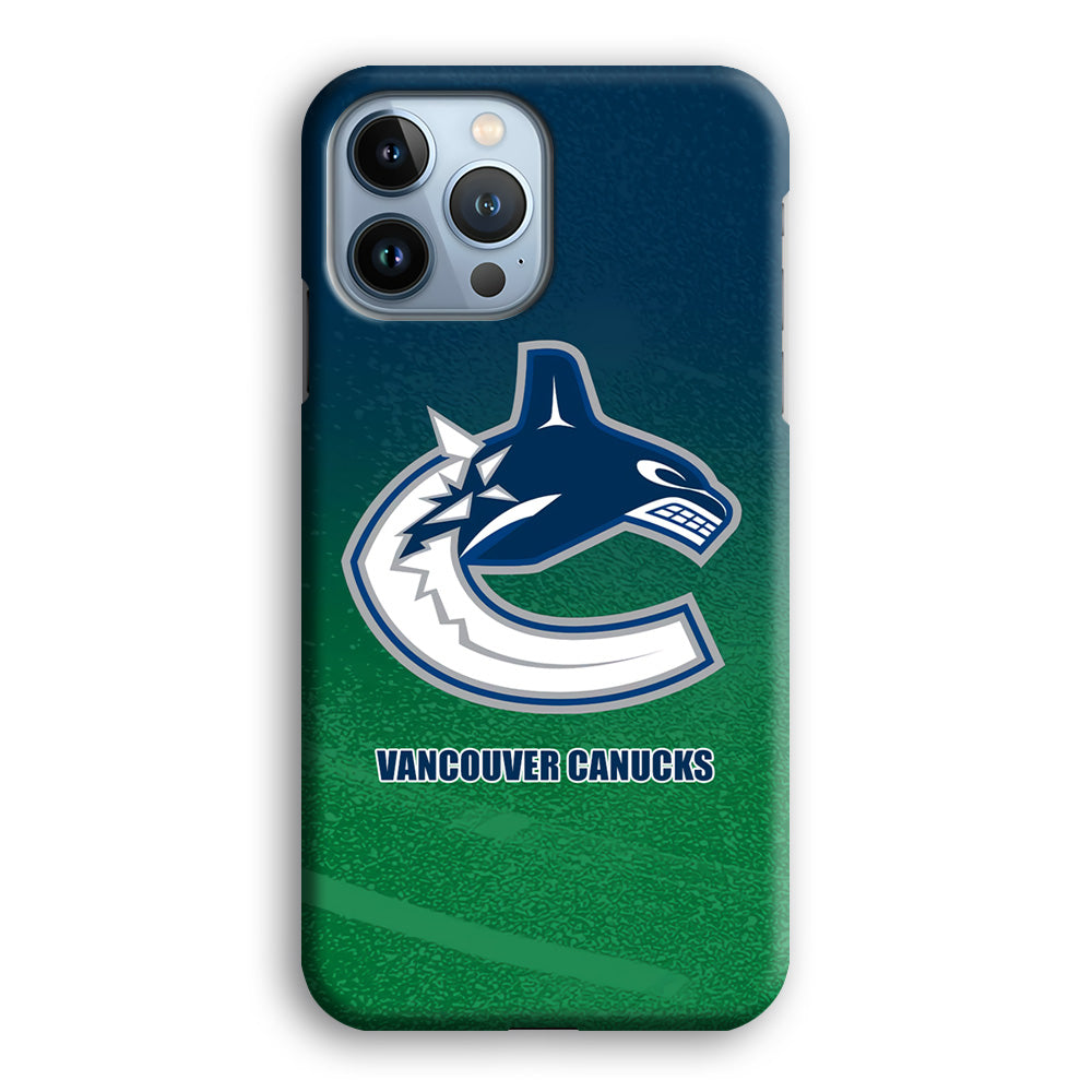 Vancouver Canucks Blue Green Gradation iPhone 13 Pro Case