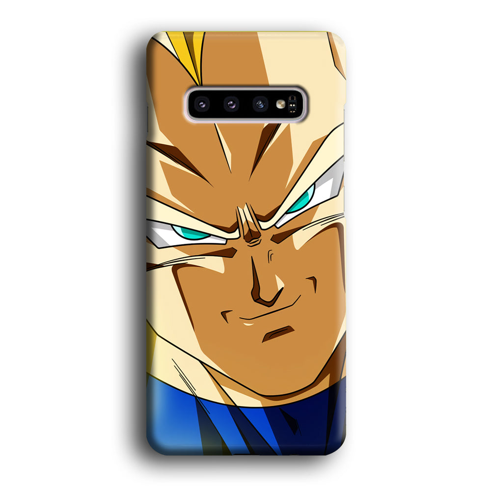 Vegeta Angry Face Samsung Galaxy S10 Plus Case