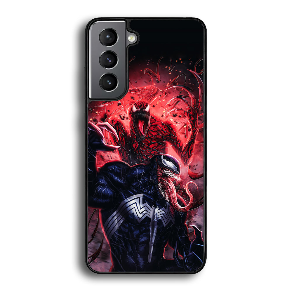Venom Scene With Carnage Samsung Galaxy S21 Plus Case - Carneyforia