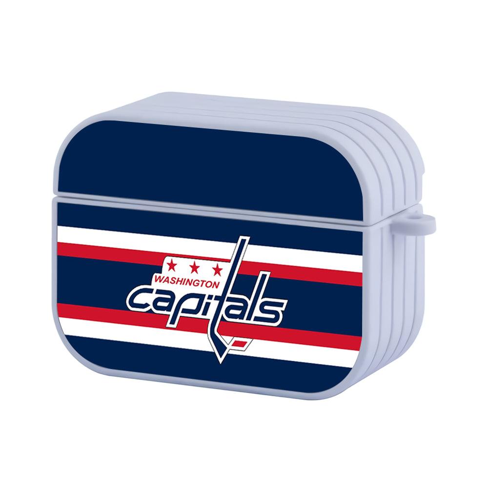 Washington Capitals Hockey Logo Apple Airpods Pro 3 Case White