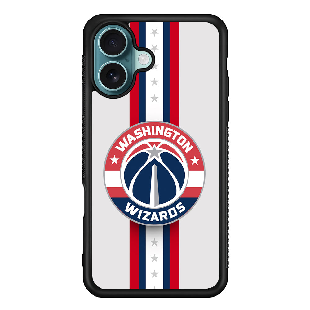 Washington Wizards Stripe iPhone 16 Case