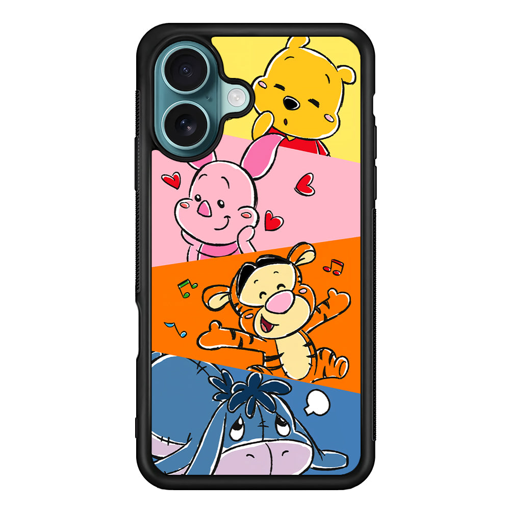 Winnie The Pooh Duty on Plesure iPhone 16 Case