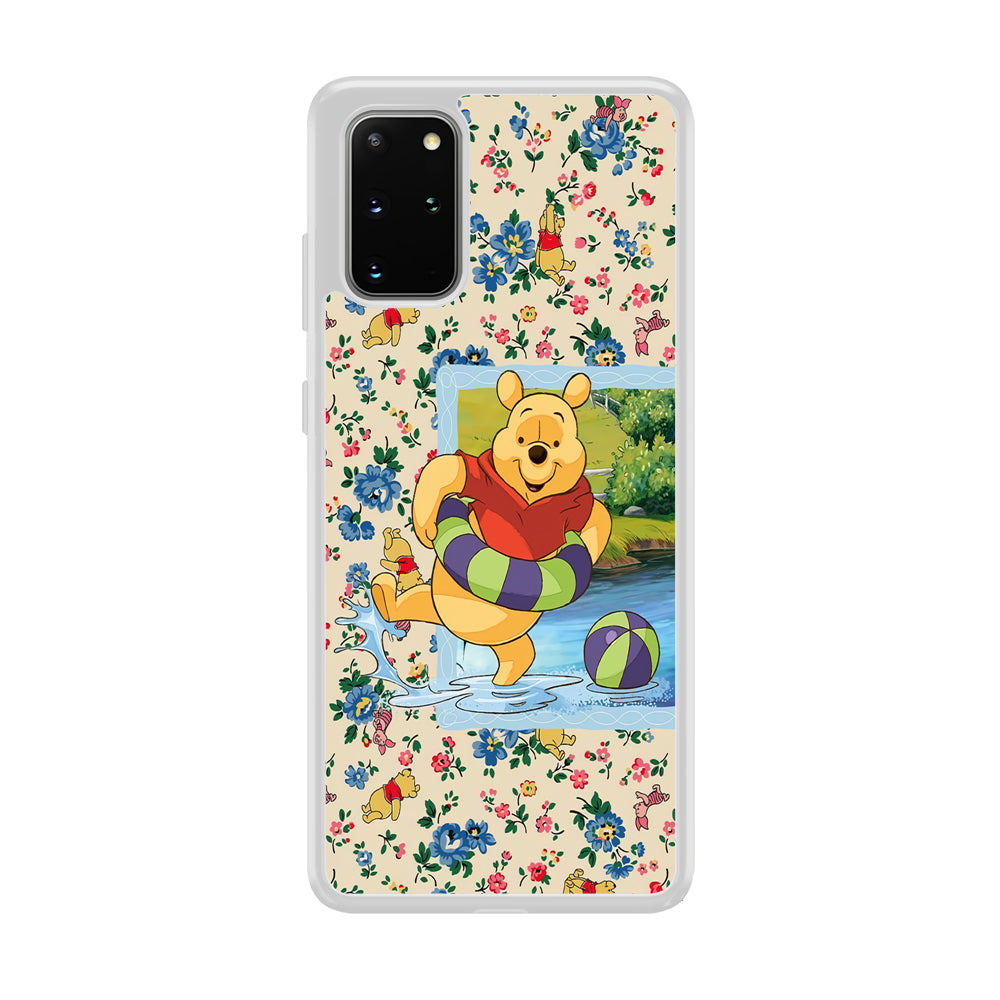 Winnie The Pooh Water Play Samsung Galaxy S20 Plus Case