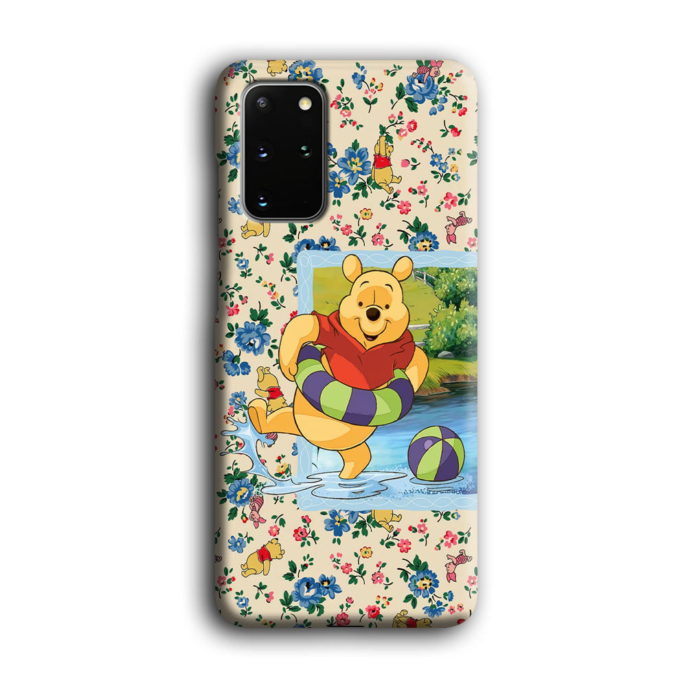 Winnie The Pooh Water Play Samsung Galaxy S20 Plus Case