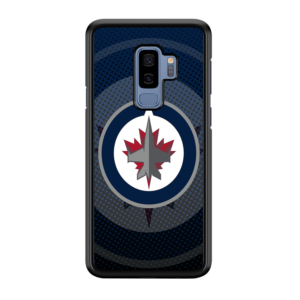 Winnipeg Jets Logo And Shadows Samsung Galaxy S9 Plus Case