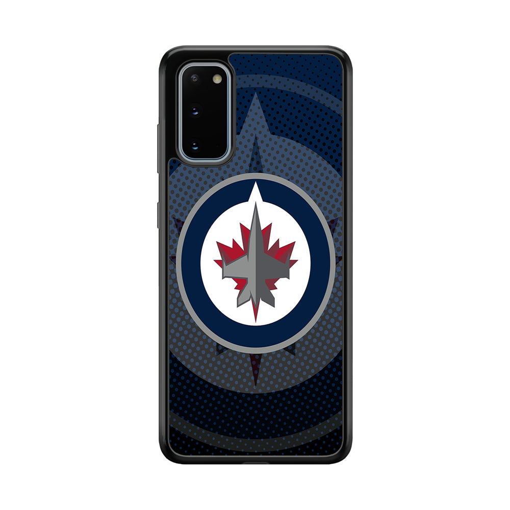 Winnipeg Jets Logo And Shadows Samsung Galaxy S20 Case