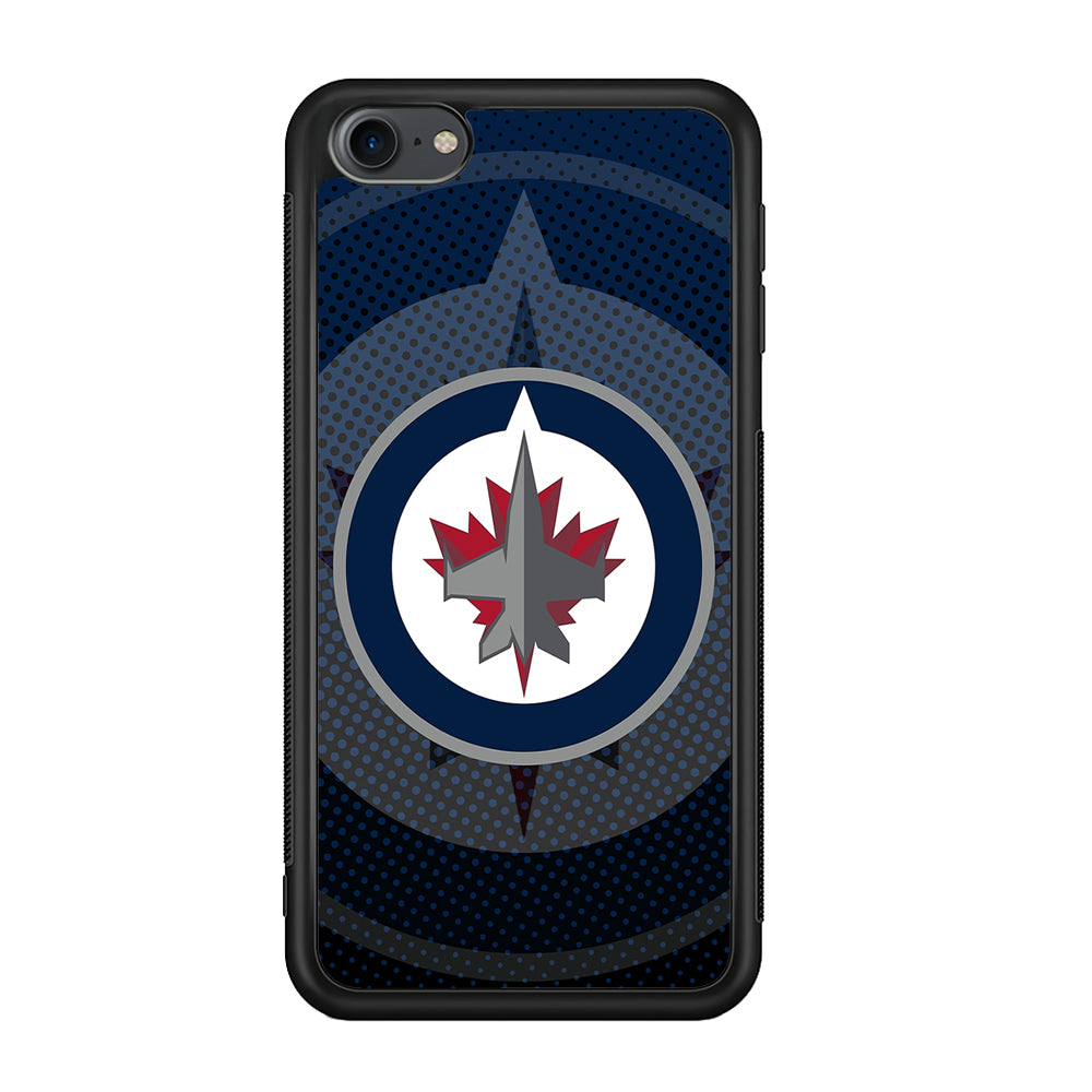 Winnipeg Jets Logo And Shadows iPod Touch 6 Case - Carneyforia