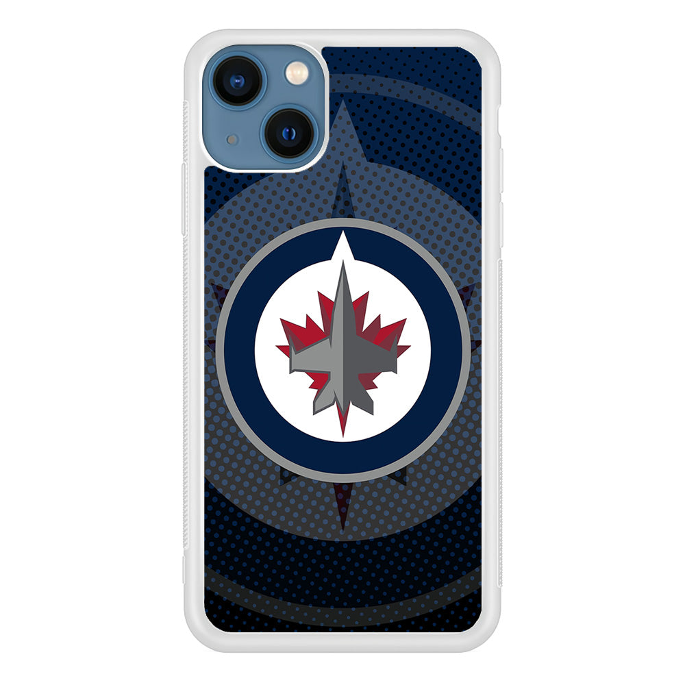 Winnipeg Jets Logo And Shadows iPhone 13 Case
