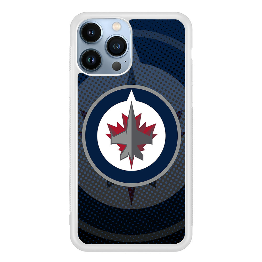 Winnipeg Jets Logo And Shadows iPhone 13 Pro Case