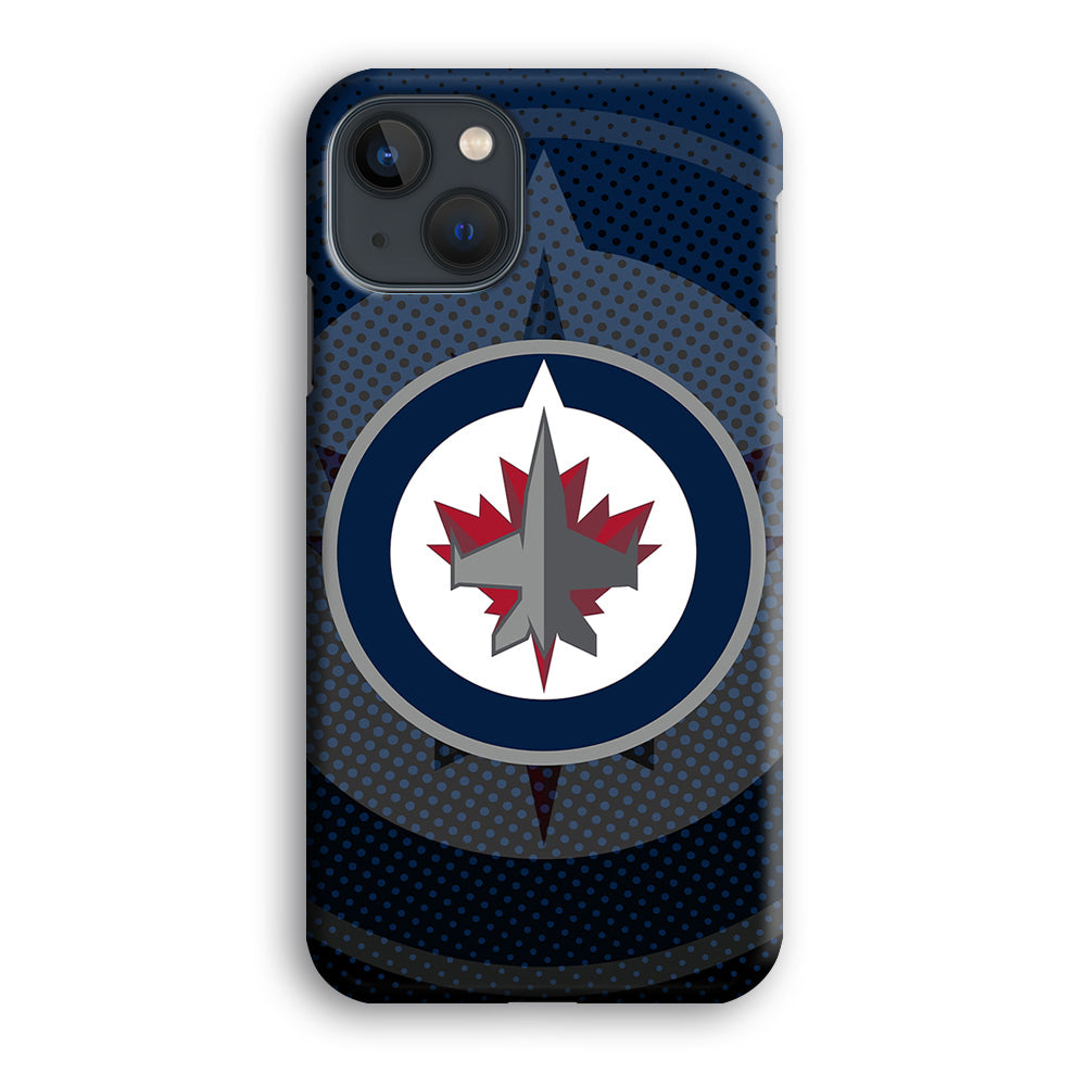 Winnipeg Jets Logo And Shadows iPhone 13 Case