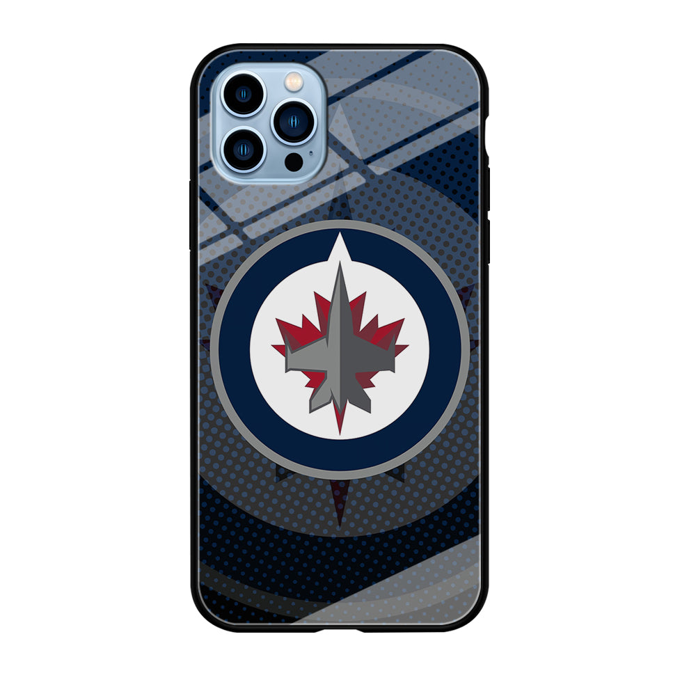 Winnipeg Jets Logo And Shadows iPhone 12 Pro Case