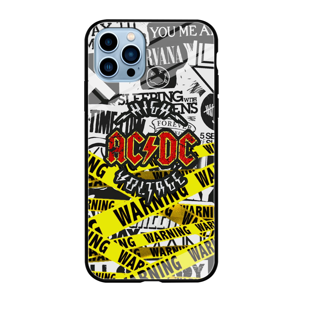 ACDC Warning It's High Voltage iPhone 12 Pro Case