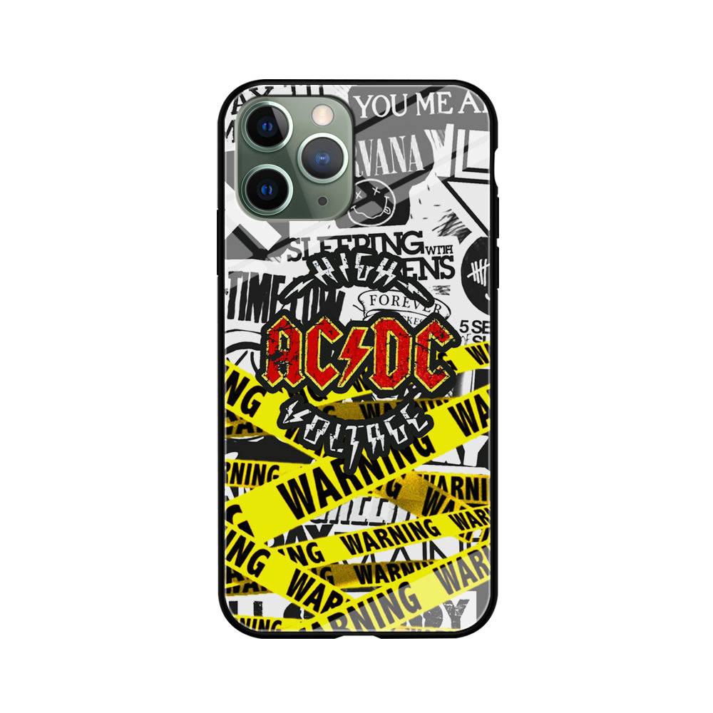 ACDC Warning It's High Voltage iPhone 11 Pro Max Case