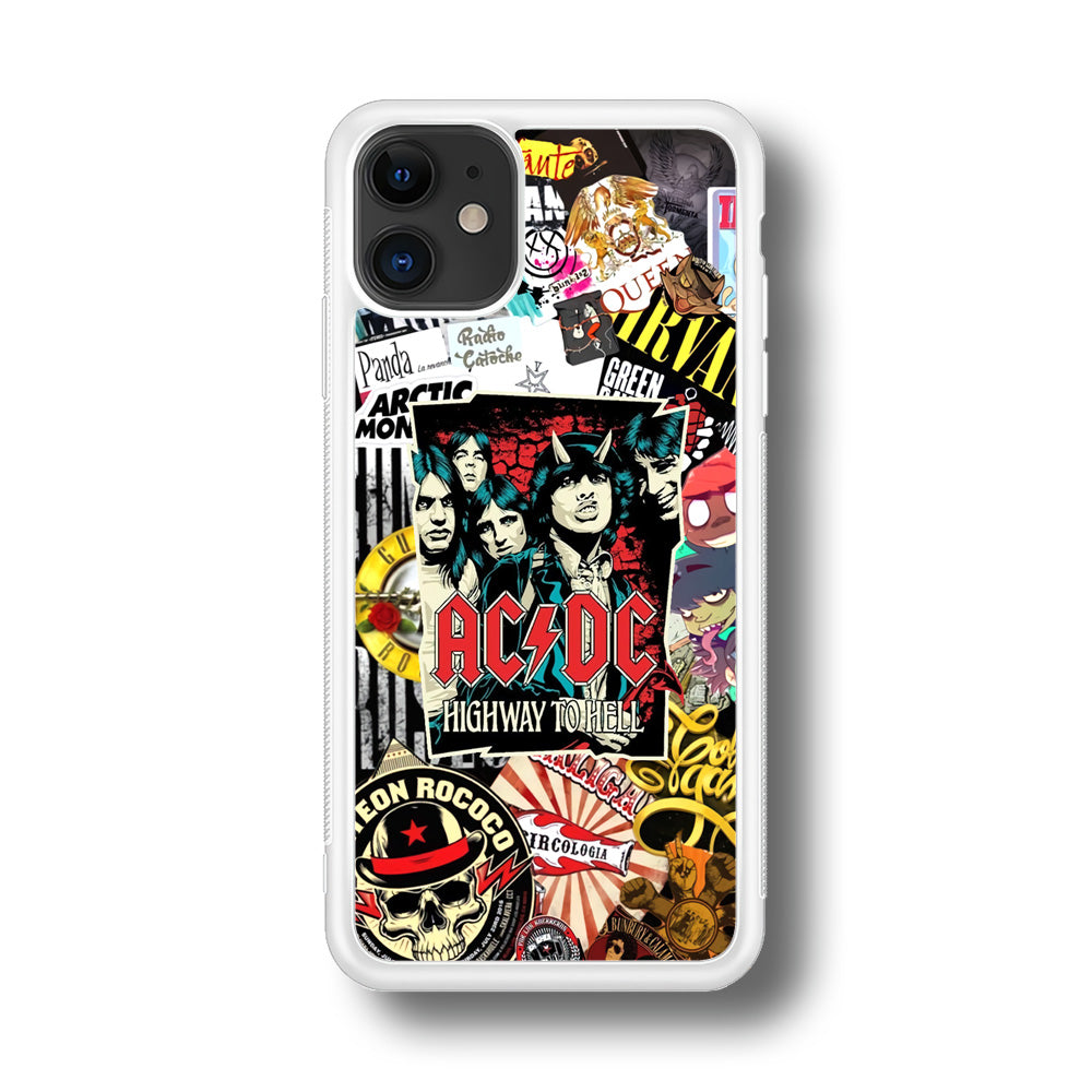 ACDC on Highway To Hell iPhone 11 Case