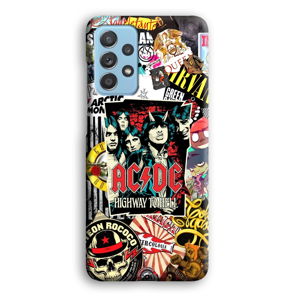 ACDC on Highway To Hell Samsung Galaxy A52 Case
