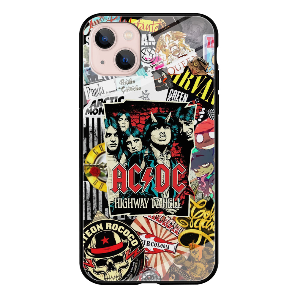 ACDC on Highway To Hell iPhone 13 Case