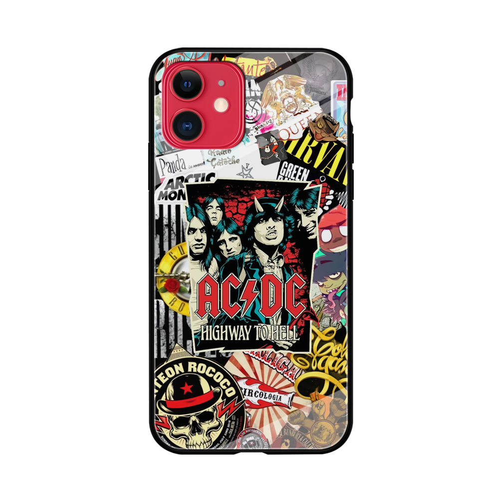 ACDC on Highway To Hell iPhone 11 Case