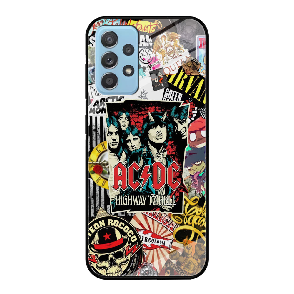 ACDC on Highway To Hell Samsung Galaxy A52 Case
