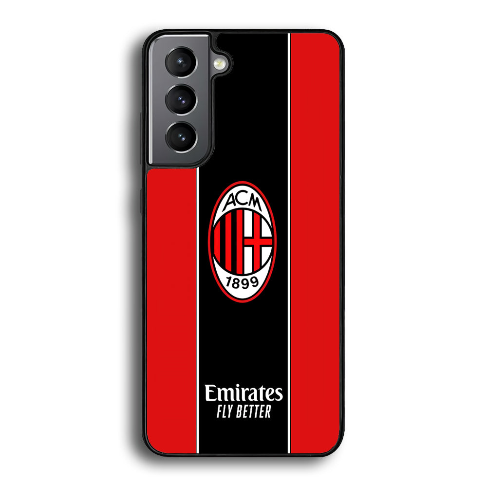 AC Milan Stripe of Jersey Samsung Galaxy S21 Case - Carneyforia