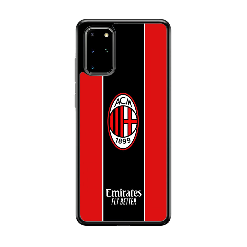 AC Milan Stripe of Jersey Samsung Galaxy S20 Plus Case