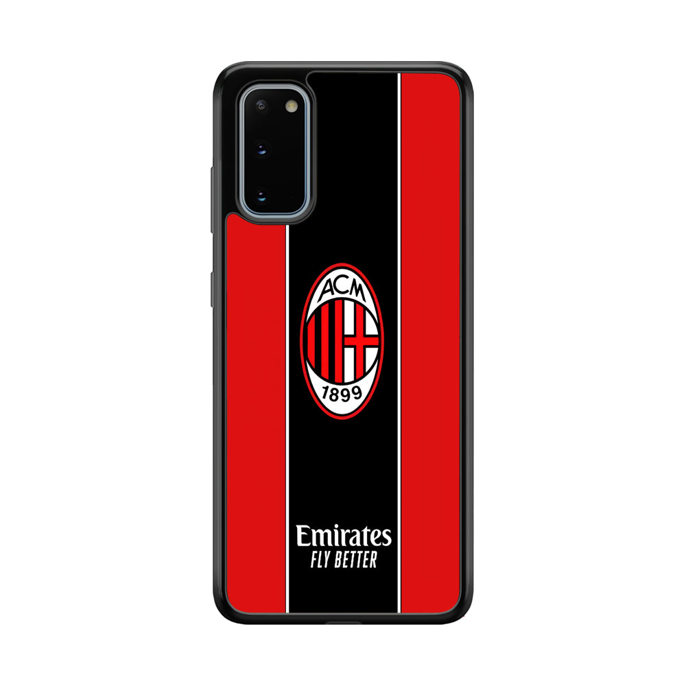 AC Milan Stripe of Jersey Samsung Galaxy S20 Case