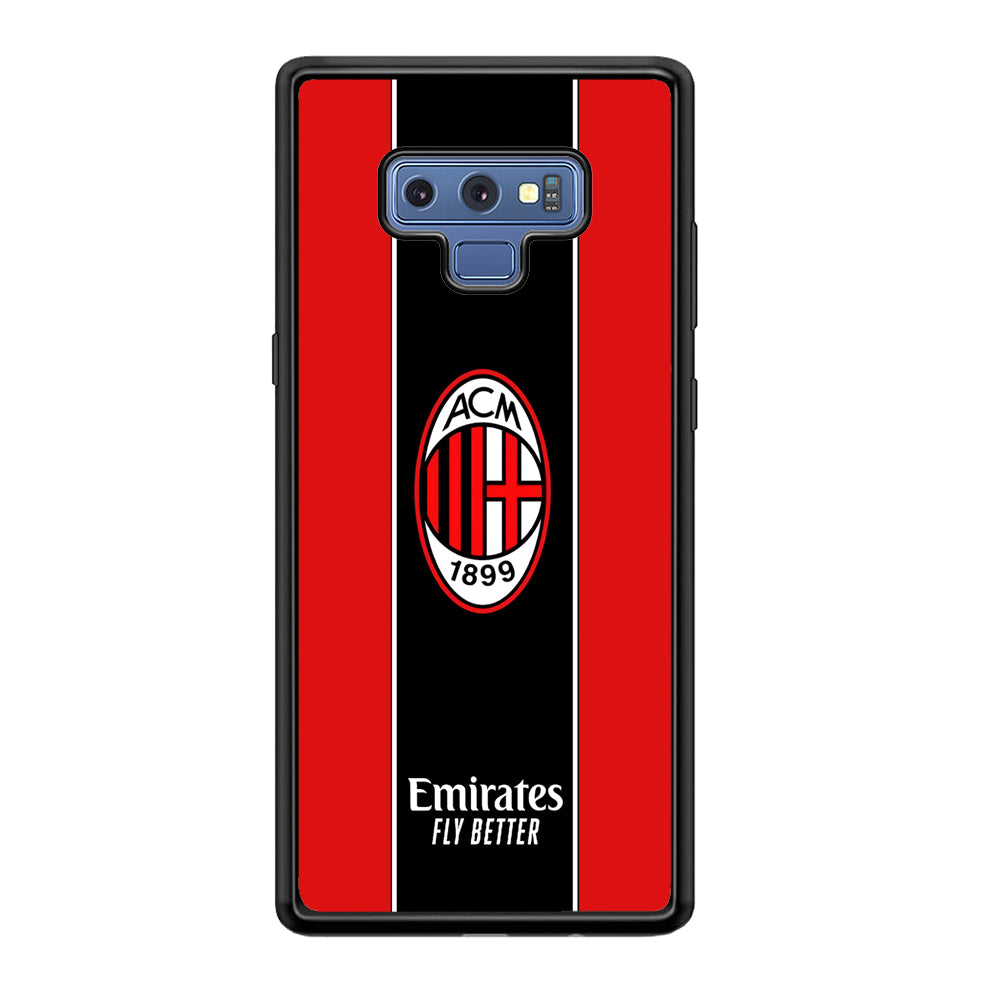 AC Milan Stripe of Jersey Samsung Galaxy Note 9 Case