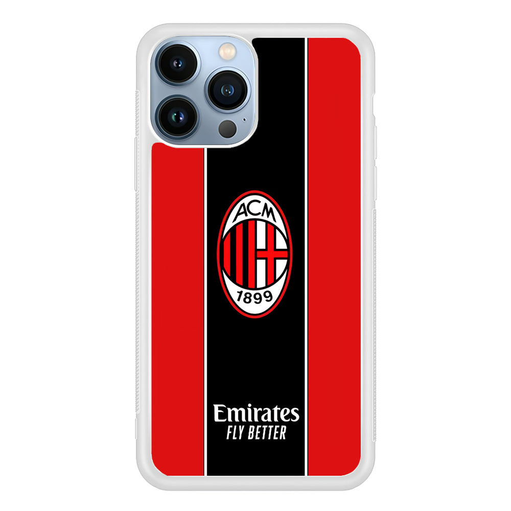 AC Milan Stripe of Jersey iPhone 13 Pro Max Case