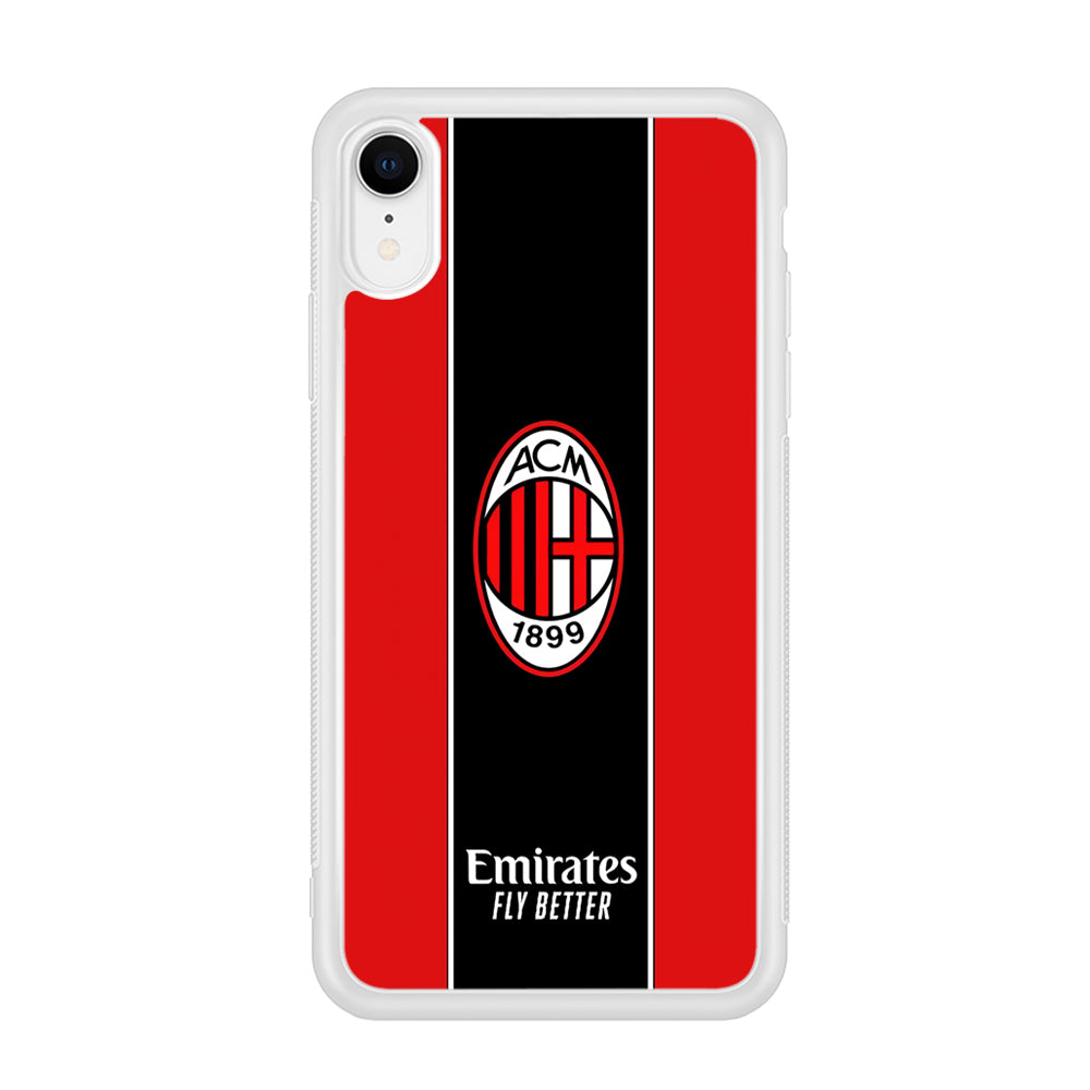 AC Milan Stripe of Jersey iPhone XR Case